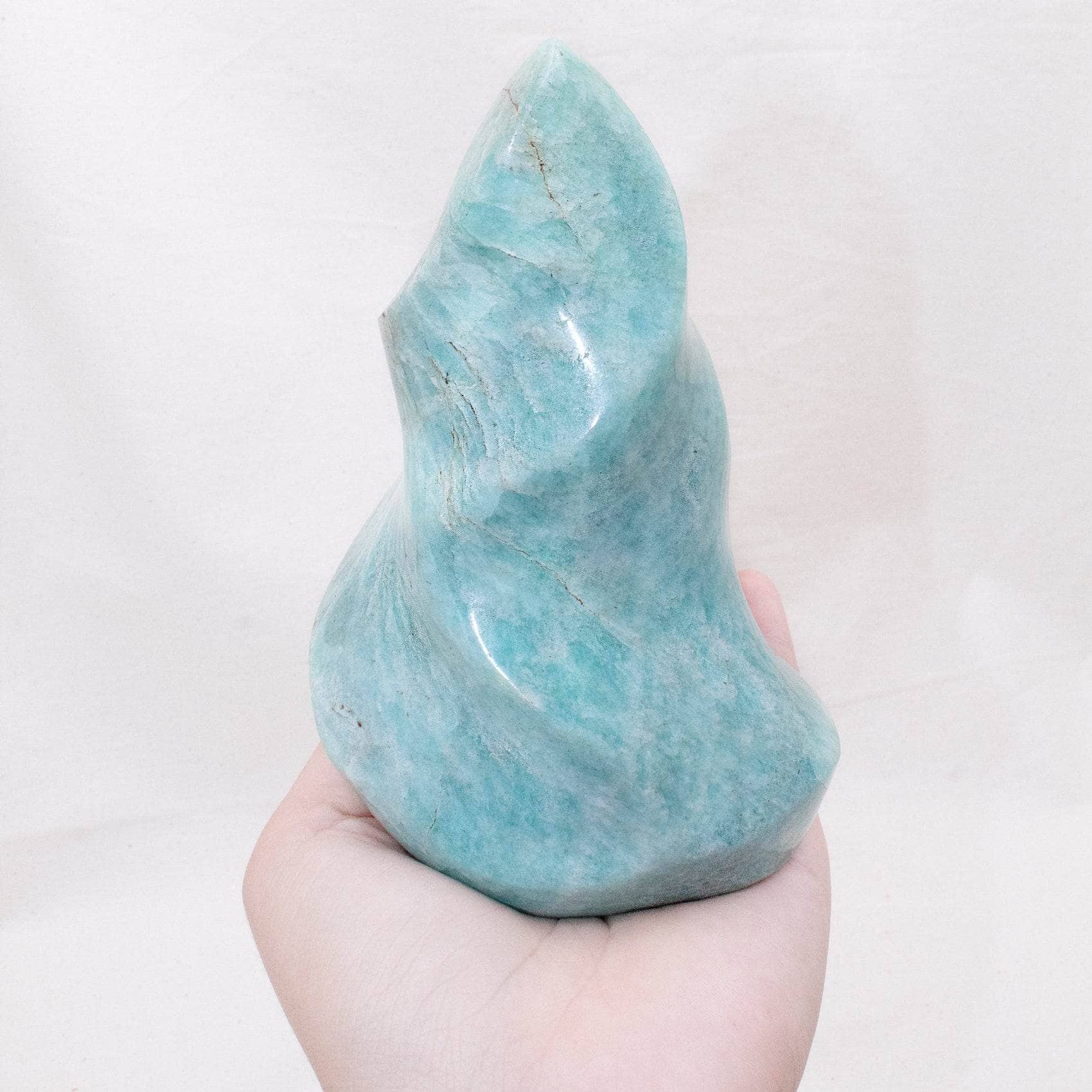 Amazonite Crystal Flames - 1 of a Kind